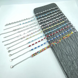 Minimalist Titanium Steel Rhinestone Bracelet For Women Polished Adjustable Fashion Jewelry Bracelet For Daily Wear Gift