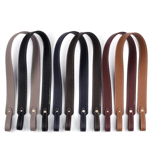 Litchi pattern PU leather wide shoulder straps in multiple colors with gold rivets