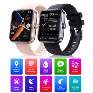 F57L Smart Watch with heart rate, blood oxygen monitoring and fitness tracking features