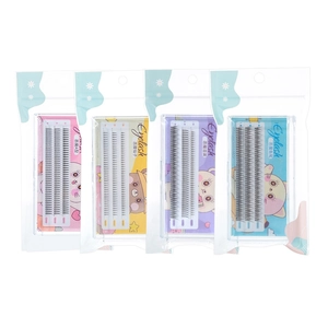 LMLTOP fishtail and fairy segment eyelashes set with various lengths for professional DIY makeup