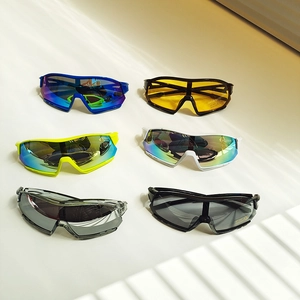 Kids Sports Sunglasses UV400 Protection Wrap Around Windproof Plastic Cycling Eyewear Outdoor Fashion For Boys Girls