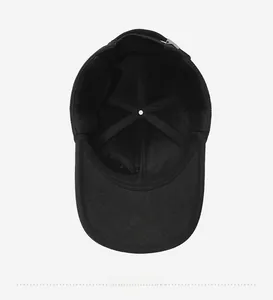 Detail view showing the reinforced inner lining and sweatband of this warm winter baseball cap