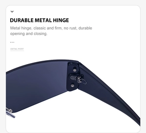 Close-up of durable metal hinge on Y2K star sunglasses showing high-quality construction