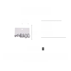Detail showing ABS material ear studs dimensions 2.2x3cm and 13.9g weight specifications