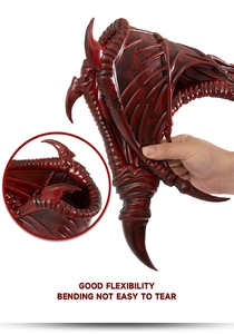 Detail showing high flexibility and tear-resistant foam texture of adult dragon wings