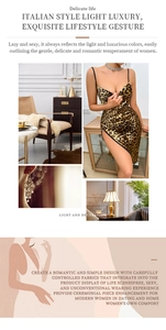 Close-up detail of leopard print silk robe with slim straps and deep V-neckline