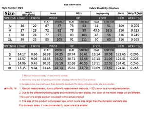 Detailed size chart in centimeters and inches for mesh pleated high-waist mini skort