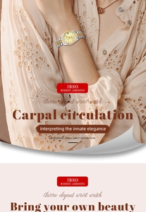 Elegant two-tone steel watch on model's wrist with beige lace shirt and gold accents