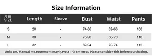 Detailed size chart for women's two-piece halter set with bust and waist measurements