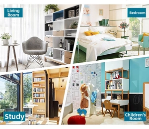 Modern night light shown in various home settings like bedroom, study and kids room