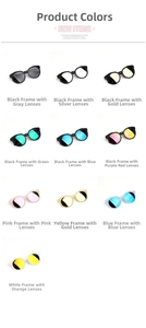 Multiple color options of children's matte sunglasses with UV400 colorful mirror lenses