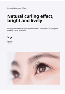 Close-up of black false eyelashes on model showing natural curl and lengthening effect