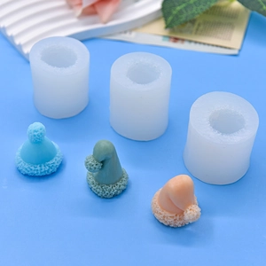 Silikonformen-Set für Weihnachtsmützen zur Herstellung von 3D-Kuchen und Pralinen