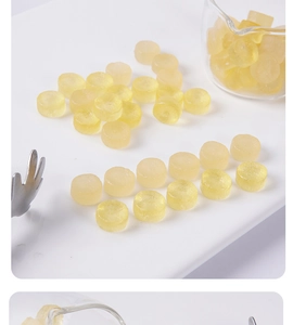 Macro detail of 1.1cm miniature radish cubes for DIY dollhouse food and crafts
