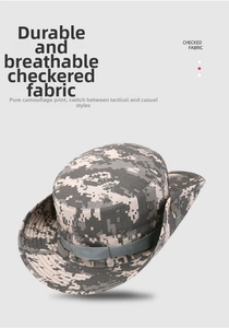 Macro shot of durable ripstop camouflage fabric with metal side ventilation eyelets