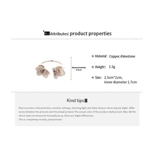 Detailed specs of adjustable copper ring with lavender rhinestones and silver plating