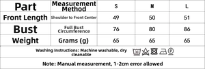Tableau des tailles et conseils de lavage pour l'ensemble en satin avec dentelle et short