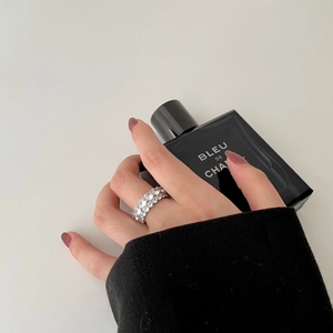 925 Sterling Silver Eternity Ring Double Row Cubic Zirconia Pavé Minimalist Band Fashion Jewelry For Women