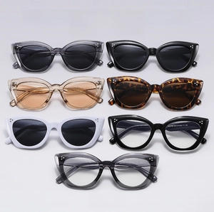 Detailed collection of 3786 cat eye sunglasses in black, tortoiseshell and clear frames