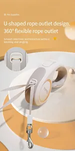 Detail view of the 360 degree tangle-free U-shaped rope outlet and lock button