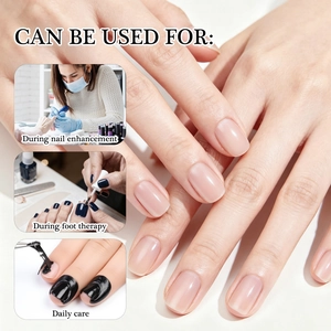 Détails du protecteur d'ongles naturel et des patchs de soin des ongles protecteurs