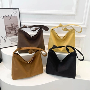 Damen Wildleder-Samt Tote Bag Große Kapazität Minimalistische Umhängetasche Einfarbig Lässige Hobo-Tasche Mit Knotendetail