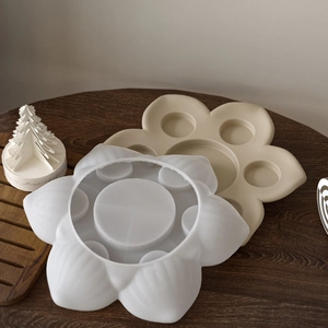 Large lotus flower silicone mold for resin and candle base DIY craft decoration