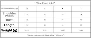 Detailed size chart for women's buckle top and flare pants set, measurements in CM