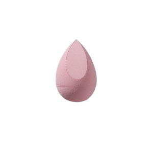 Pink teardrop makeup sponge for flawless foundation application and blending concealer