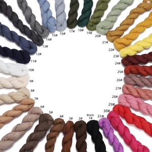 Detailed color chart showing 31 vibrant shades of breathable cotton linen scarves for women