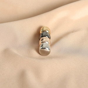Strong magnetic hijab clips in gold, silver, rose gold and gun black on silk fabric