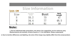 Detailed size chart showing S, M, L measurements for the slim fit sports t-shirt