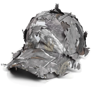 3D leaf camouflage baseball cap for outdoor hunting and woodland tactical training