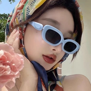Retro Oval Sunglasses UV400 Protection PC Frame AC Lens Y2K Fashion Trendy Eyewear For Women Men
