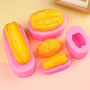 Stampi in silicone alimentare per candele e saponi a forma di bastoncini di pasta frolla