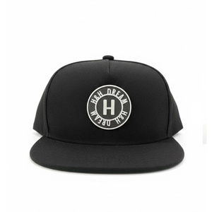 Flat Brim Baseball Cap H Letter Embroidery Acrylic Hip Hop Streetwear Adjustable Snapback Hat For Men Women Urban Style