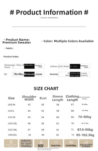 Detailed size guide and care instructions for men's V-neck knit button-up vest
