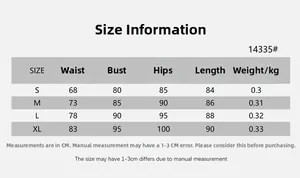 Detailed size guide for off-shoulder bow cocktail dress with bodycon fit measurements