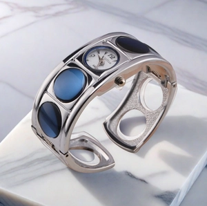 Women Bangle Watch Quartz Analog Alloy Metal Colorful Fashion Bracelet Wristwatch Elegant Timepiece For Ladies