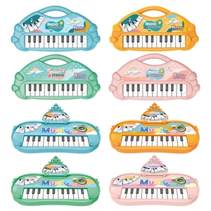 13-key portable children's electronic piano toy in various colors and styles