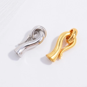 S925 Sterling Silber Perlenknospenverschluss in Gold und Silber für DIY-Schmuckherstellung