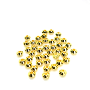 14K gold filled spacer beads with tapered funnel shape for DIY jewelry making
