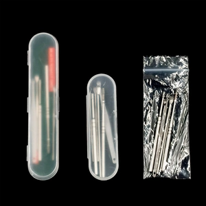 Professional 6-piece stainless steel earwax removal kit with various storage cases