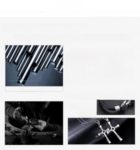 Detail showing 316L titanium steel material properties for Roman style jewelry