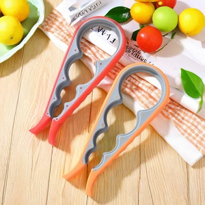 Jar Opener Bottle Opener Multi Size Non Slip Grip Ergonomic PP TPR Plastic Manual Kitchen Gadget Twist Off Lid Remover