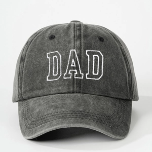 Casquette De Baseball En Tissu Lavé Broderie Dad Réglable Protection Solaire Plein Air Décontracté Unisexe