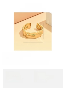 Size guide for stainless steel irregular ring with 17mm inner diameter and 6mm width