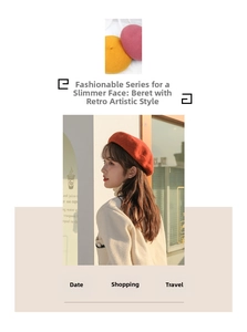 Detailed texture of a soft wool blend beret hat showing high-quality knitted fabric
