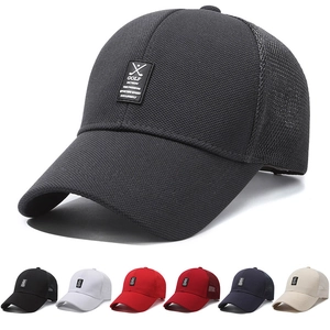 Trucker Hat Golf Baseball Cap Breathable Mesh Back Adjustable Snapback Sunshade Outdoor Sports Hat