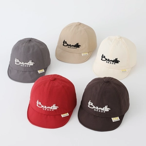 Quick-dry baby baseball caps with embroidered letters in five assorted colors